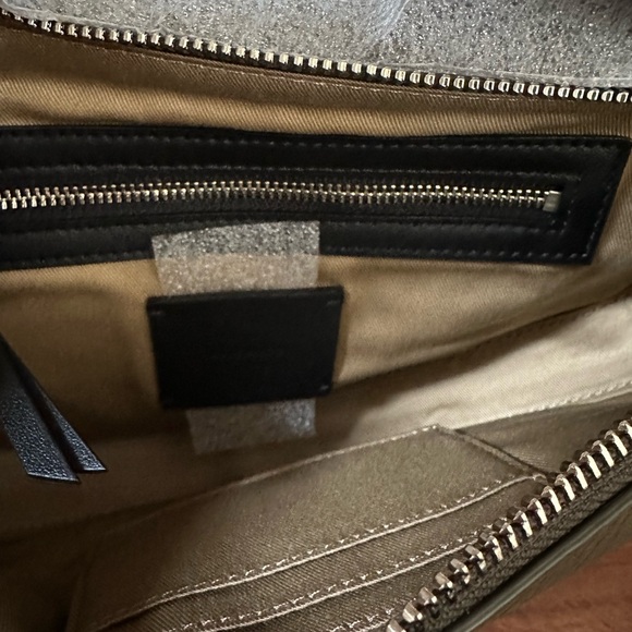 ALL SAINTS / Half Moon Leather Crossbody Bag - Picture 12 of 12